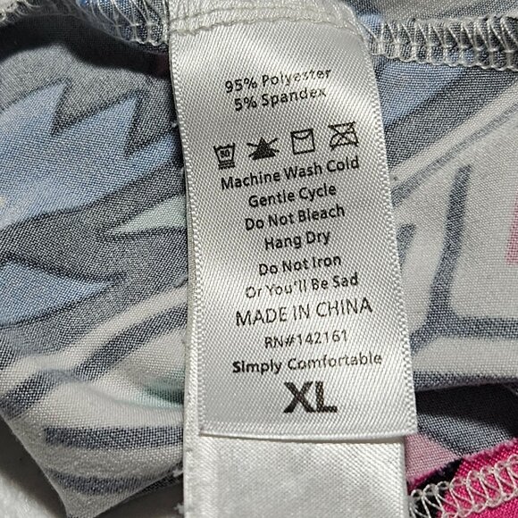 LuLaRoe Aztec Print Sleeveless Tank Dress Size XL Geometric Pattern Flowy Design - Picture 6 of 6